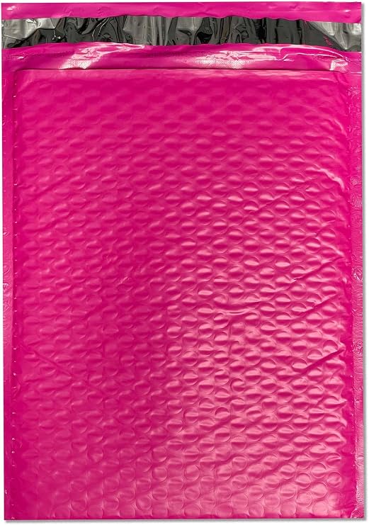 100#0 Pink Poly Bubble Mailers Envelopes Bags 6x10 Dvd Cd Bag