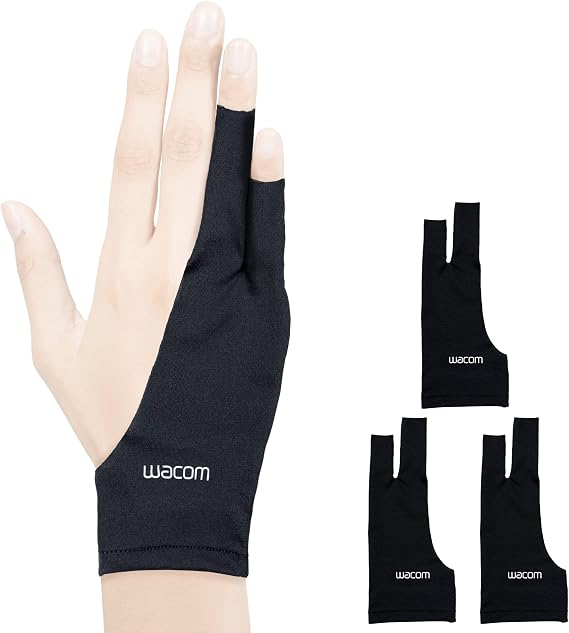 Wacom Artist Drawing Glove, One-Size, 3 Count