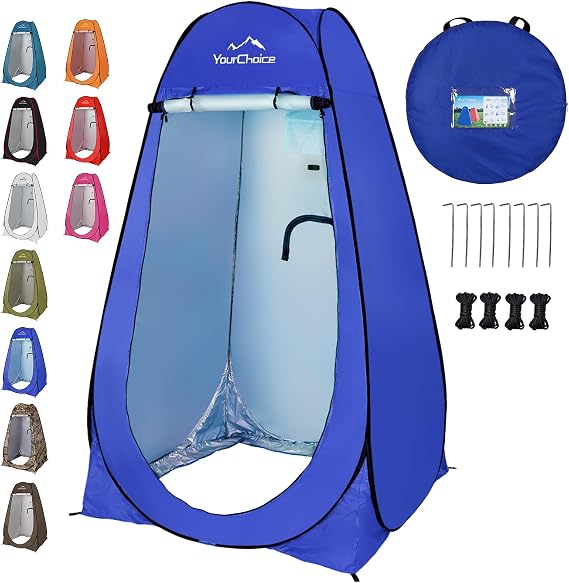 Your Choice Pop Up Shower Tent 47.2" Wx74.8/82.7" H Privacy Changing Tent