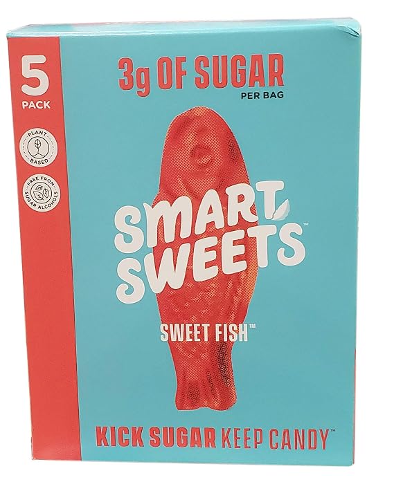 Smart Sweets Sweet Fish Candy (5 X 1.8 Oz)Total Net Wt (9 Oz),