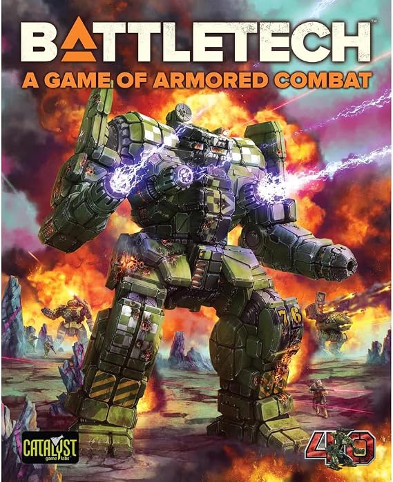 BattleTech | Miniatures | Game of Armored Combat 40th Anniversary | Base Game | Miniature Game | Catalyst Game Labs | Ages 14+