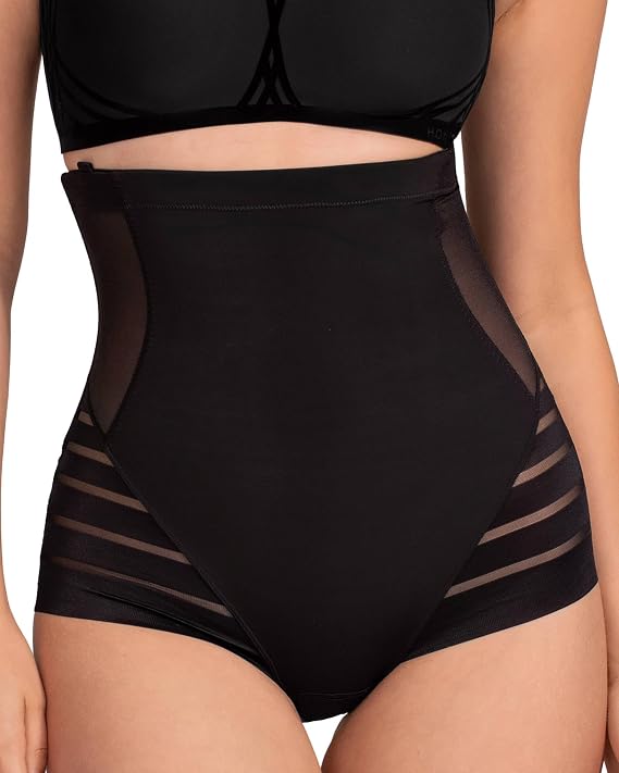 HONEYLOVE Queen Brief Shapewear for Women - Tummy Control Underwear | This lingerie-inspired shapewear brief features a doubleknit compression panel that sculpts without squeezing