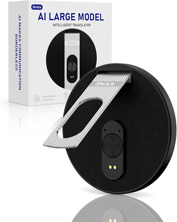 Pocket Language Device with Voice Clone, Real Time Offline Translation Device, Support 150 Languages with GPT, AI Instant Translator for Travel and Business, traductor de idiomas