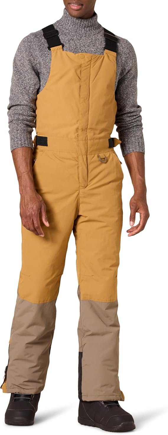 Amazon Essentials Men's Water-Resistant Insulated Snow Bib Overall