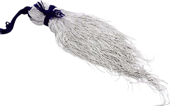 Silver Decorative Bullions Smooth Embroidered Thread Rough Purl Bullion by 100 Grams