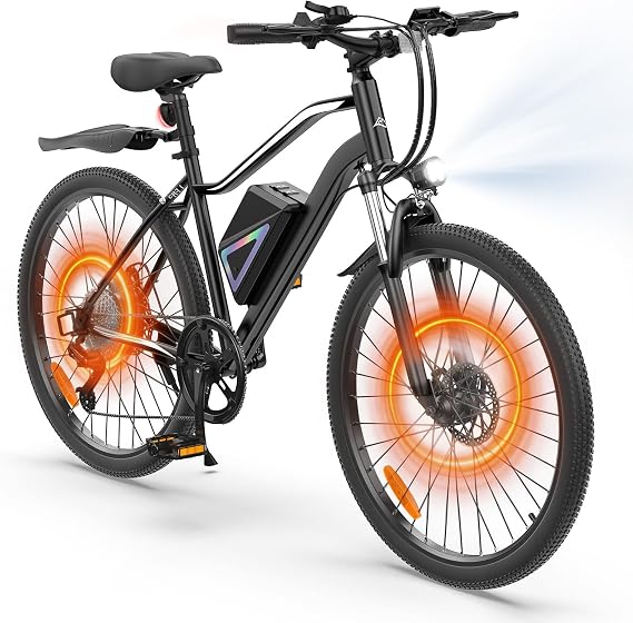 Electric Bike, 1000W/750W Motor, 20MPH, 70-55 Miles, 26" Tires, APP