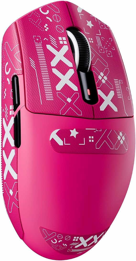 ATTACK SHARK G3 Wireless Gaming Mouse,Berry Red&Sticker
