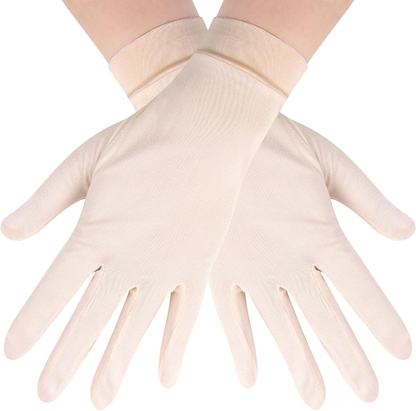 CINECE Womens Gloves Silk Hand Care Moisturizing Thermal Protection Rough Skin Sunscreen
