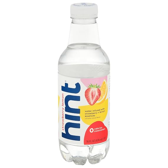 Hint Water Strawberry Lemon Water, 16 FZ