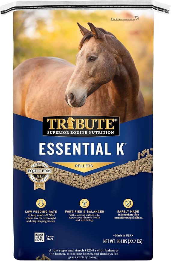 Kalmbach Feeds Tribute Essential K for Horse, 50 lb