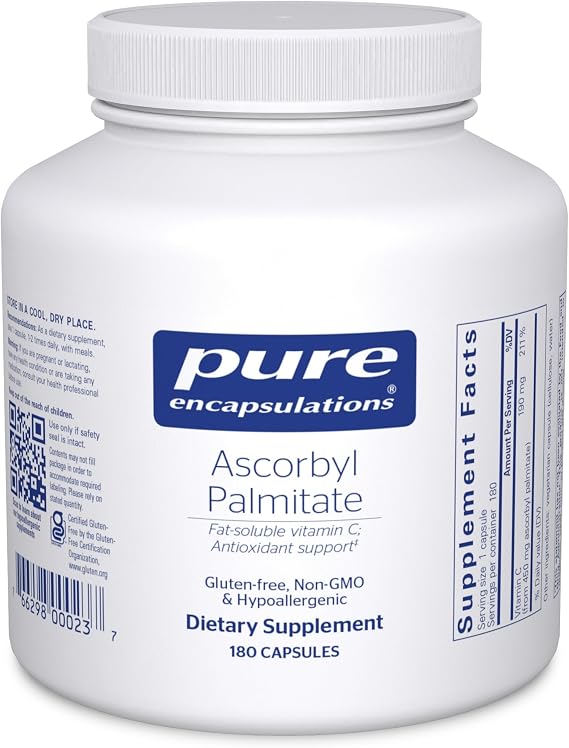 Pure Encapsulations Ascorbyl Palmitate, 180 Capsules