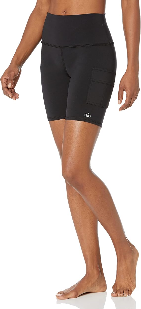 Alo Yoga Womens Cargo High Waist Shorts