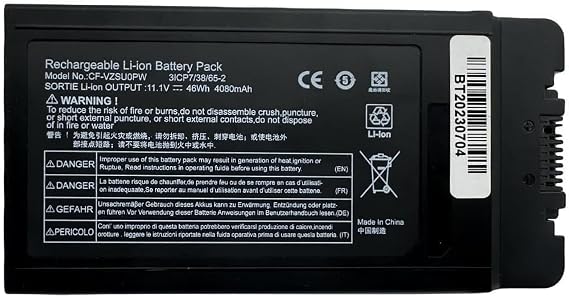 CF-VZSUOPW CF-VZSU0GJS CF-VZSU0PJS CF-VZSU0KJS CF-VZSU0KW CF-VZSU0PK CF-VZSU0KR Laptop Battery Replacement for Panasonic TOUGHBOOK CF-54 CF-54F0961NE CF54 Series CF-VZSU0LW CF-VZSU0PR CF-VZSU0GW