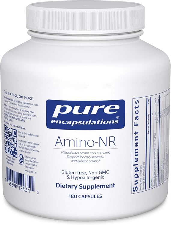 Pure Encapsulations Amino-NR | Natural Ratio Amino Acid Complex Support for Immune Function and Athletic Activity* | 180 Capsules