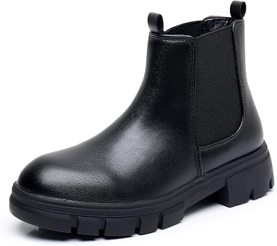 Blikcon Girls Chelsea Boots Ankle Boots Fall Booties Little KidBig Kid
