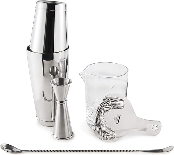 Cocktail Kingdom Essential Cocktail Set (Stainless Steel)