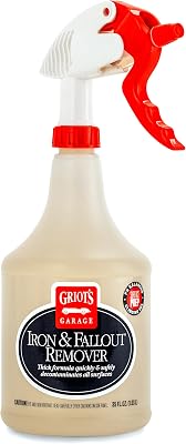 Griots Garage Iron and Fallout Remover for Car Detailing and Cleaning, Remove Rust, Embedded Debris and Fallout from Multiple Exterior Surfaces 10948, 35oz