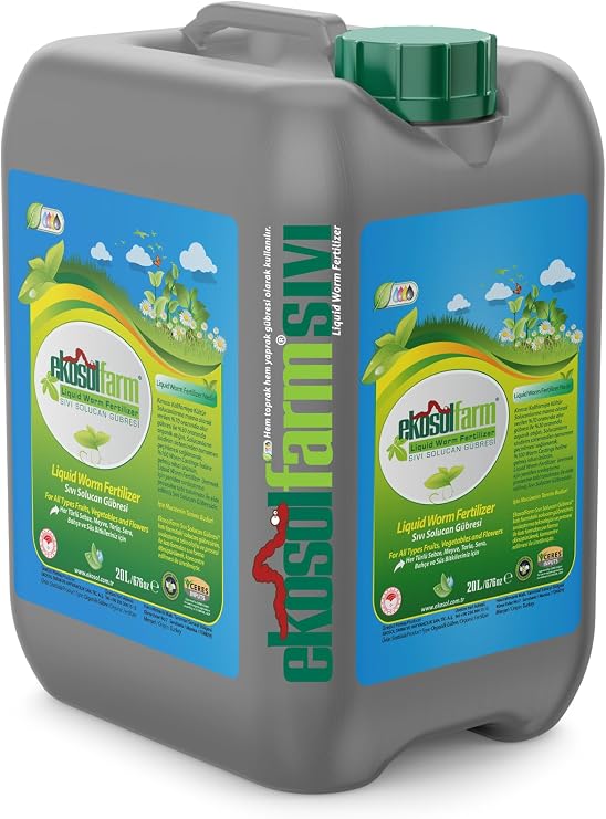 EkosolFarm Sıvı Solucan Gübresi 20 Lt. Organik Gübre