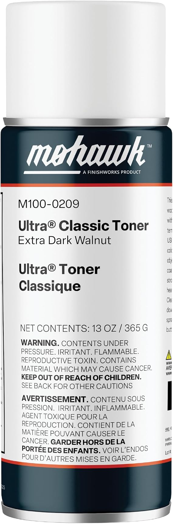 Mohawk Ultra Classic Toner, Extra Dark Walnut, M100-0209, 1 Count