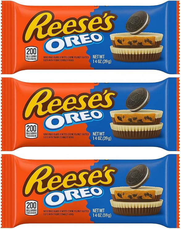 3 Pack - Reese's Oreo Std Peanut Butter Cups 1.4oz