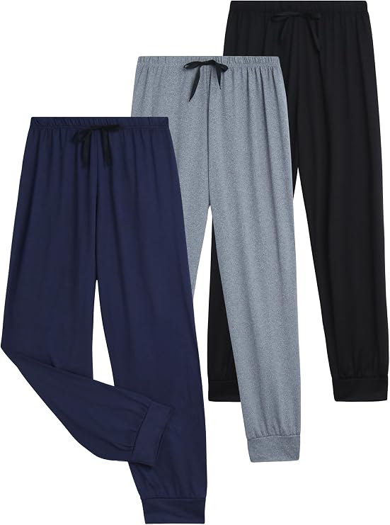 Sweet Hearts Girls Sweatpants - 3 Pack Super Soft Athletic Performance Jogger Girls Pants with Drawstring: Made in USA (5-18)