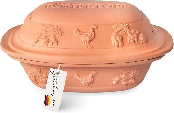 Römertopf Rustico Casserole Dish 3 L Ceramic with Lid