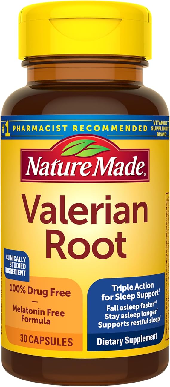 Nature Made Valerian Root for Sleep Support, 30 Capsules