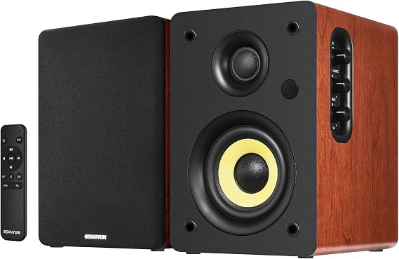 Sanyun SW206 80W 2.0 Active Bookshelf Speakers, Dual-Mode Creator & Music