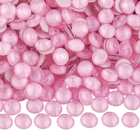 Hotfix Rhinestones, SS10 Neon Lt. lt.Pink 1440pcs | 2.8mm Glass Round for Clothes Decoration,Earphone Case,Swimsuit,Scarf,Cup,Magic Wands,Camera Shells,Scepters Decoration