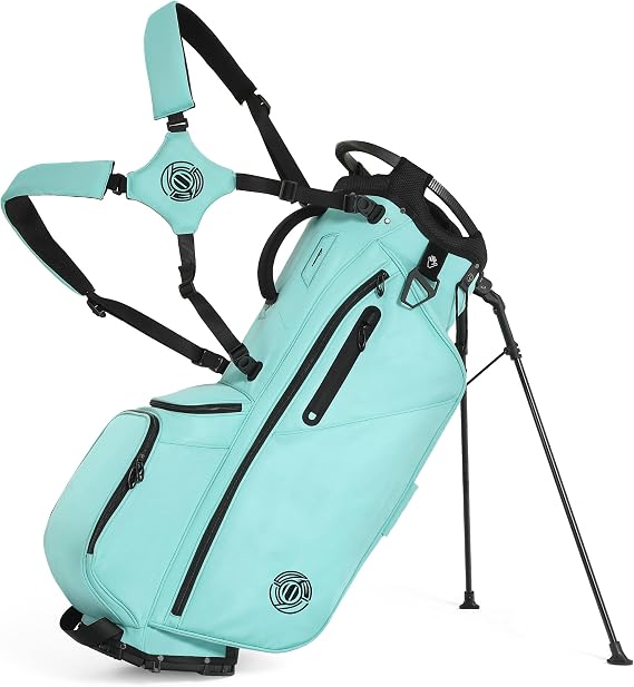 Lightweight 7 Way Golf Stand Bag for Men Women, Upgrade Base