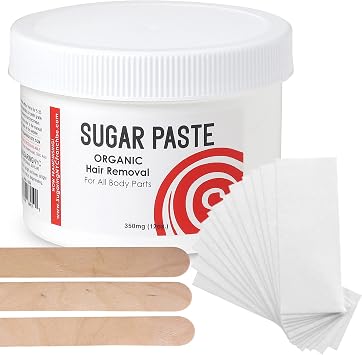 Hair Removal Paste at Home Kit - Strips, Applicator Sticks Large350g 12oz.