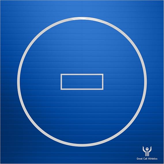 Great Call Athletics | 10 x 10 Wrestling Mat 1.25" Thick Collegiate Quality Thick Flexi Roll Jiu Jitsu Mats Home bjj Tape