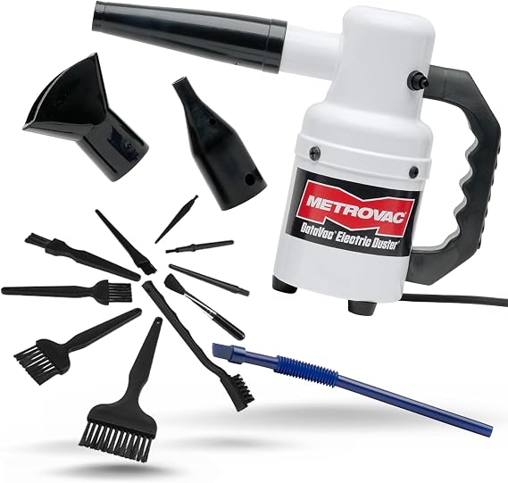 MetroVac ED500 Electric Duster with Variable Speed Bundle with ESD Cleaning Kit - Set of 10 Brushes