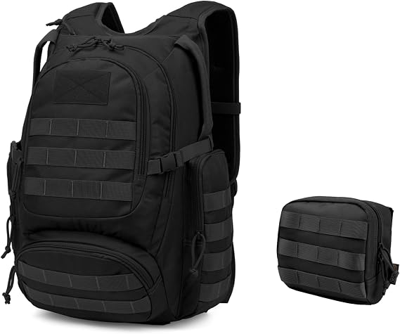 Mardingtop 25L Tactical Backpacks+Molle Admin Tactical Utility Pouch