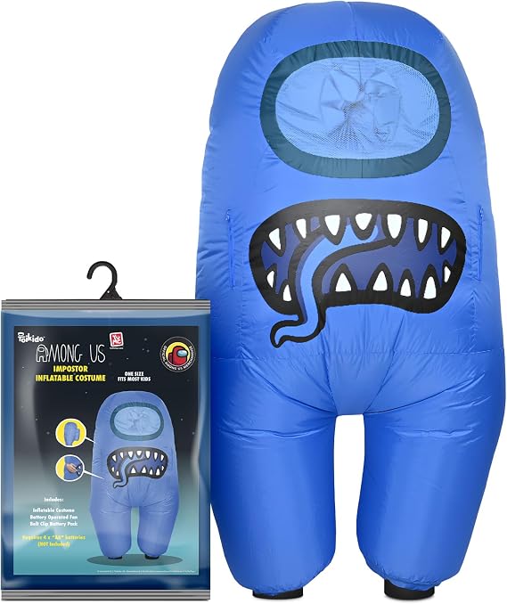 YuMe Official Among Us Toikido Toys Inflatable Kids Halloween Cosplay Costume for Children
