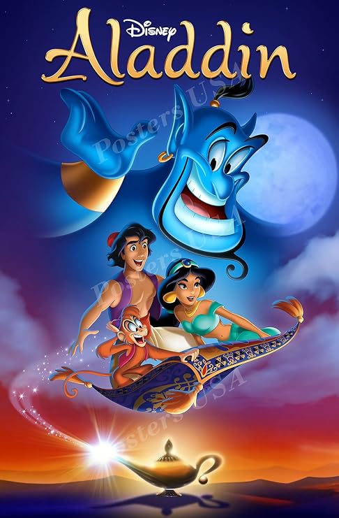 Poster USA - Disney Classics Aladdin Poster GLOSSY FINISH - DISN007 (24" x 36" (61cm x 91.5cm))