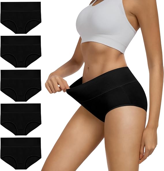 MIRITY Women's Women's High Waist Underwear Briefs