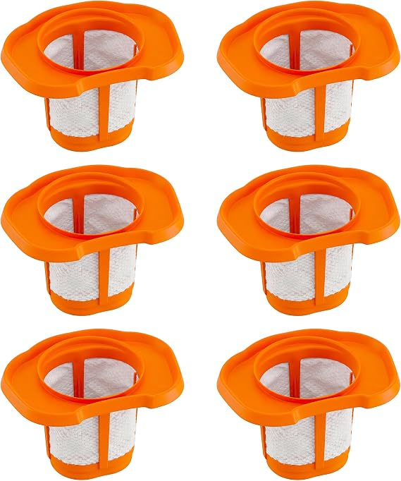 6 Pack HHVKF10 Filter for Black and Decker Dust buster Handheld Vacuum
