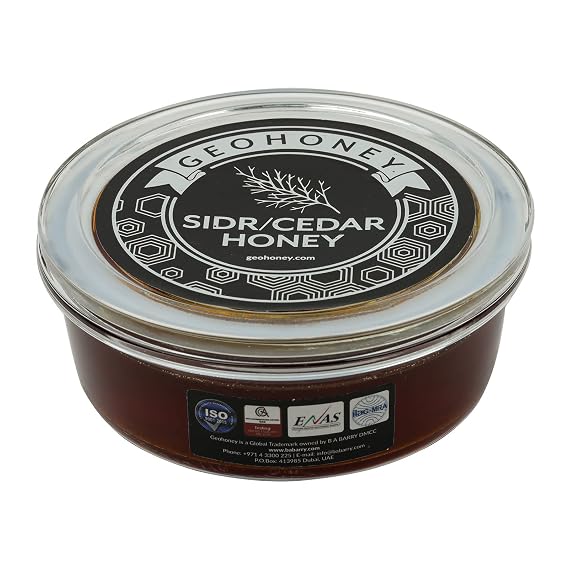 Geohoney Premium Sidr Cedar Honey, 100% Natural, 450 Gram