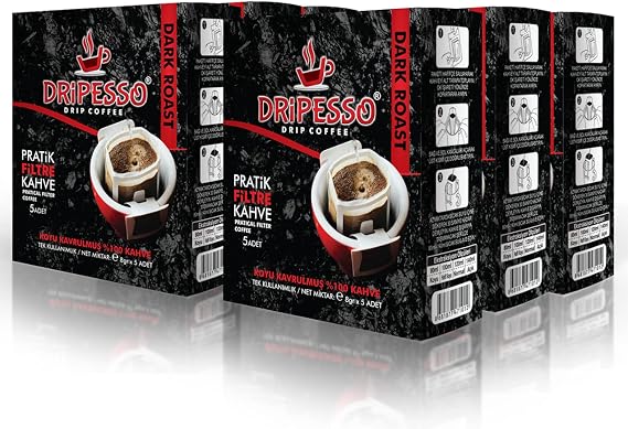 Dripesso Dark Roast Pratik Filtre Kahve 30'lu