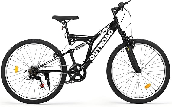 Betterland Outdoor 26 Inch Mountain Bike for Adult, 7-Speed/High-Carbon Steel/Aviation Grade Frame with V Brake, MTB with Shock Absorption System Bicycle for Men Women,6 Colors