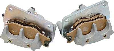 M MATI Front Left Right Brake Caliper for Yamaha YFZ450 2004-2020 Raptor 700 YFM700 2006-2020 5TG-2580T-11-00 5TG-2580U-11-00
