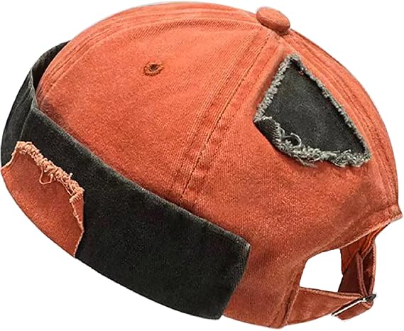 Men Dome Brimless Hats Sailor Docker Beanie Cap Hip Hop Skull Caps