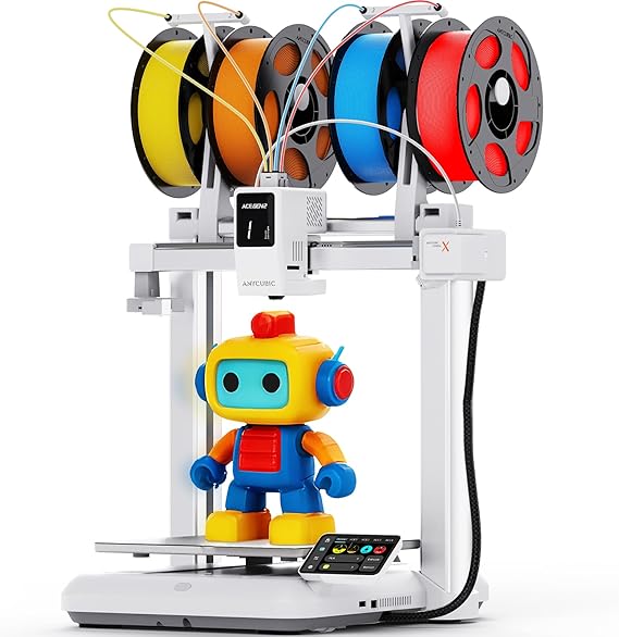 Anycubic Kobra X 3D Printer for Kids and Beginners, Native 4-Color Printing