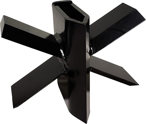 RuggedMade 6-Way Log Splitter Wedge, Steel Six Way Wood Splitting Blade
