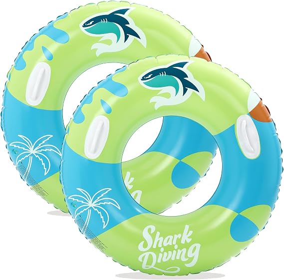 Large Inflatable Pool Float for Adult,Pool Inner Tubes -36inch Premium Swim Ring Pool Lounger Vinyl Flotation Pool Floats for The Beach, Party, Vacation, Pool Party
