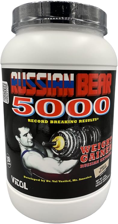Vitol Russian Bear 5000, Ice Cream Vanilla 4-Pounds