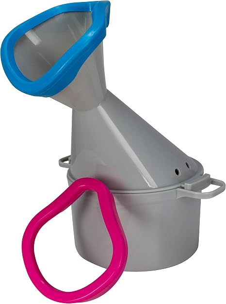 Premium Inhaler with Two Soft Attachments Grey