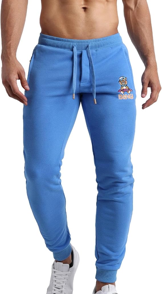 Bang Men's Tracksuit - Jogger Sweatpants - Cotton for Athleisure Sportswear Gym