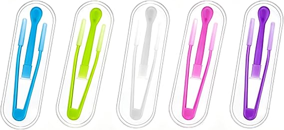 5Pcs Colorful Contact Lens Tool Case Set Remover and Inserter, Contact Applicator with Soft Tip, Suitable for Contact Lens User Tools